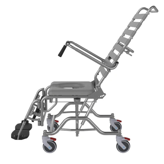 ASPIRE Tilt & Recline Commode - Attendant Propelled - 530mm Wide