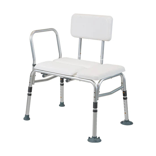 ASPIRE Bath Transfer Bench - Padded Seat & Back