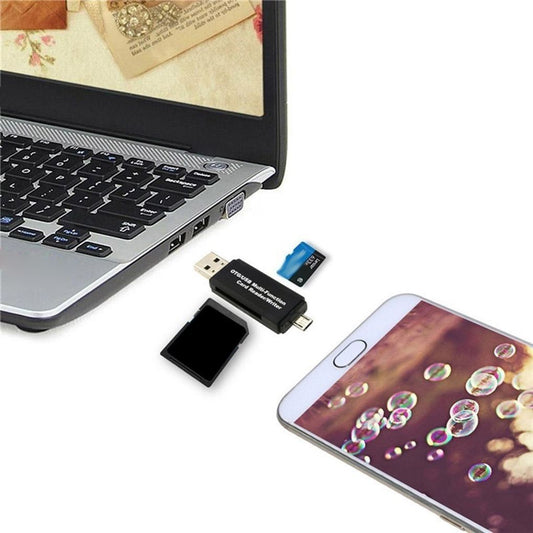 SD Card USB Reader & USB 2.0, Micro USB