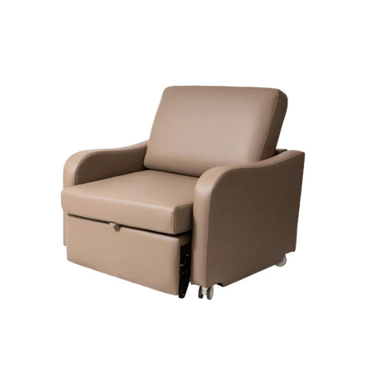 ASPIRE - Comfy Sleeper - Overnight Chair/Bed - Vinyl - Beige