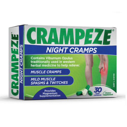 Crampeze Night Cramps 30 Capsules