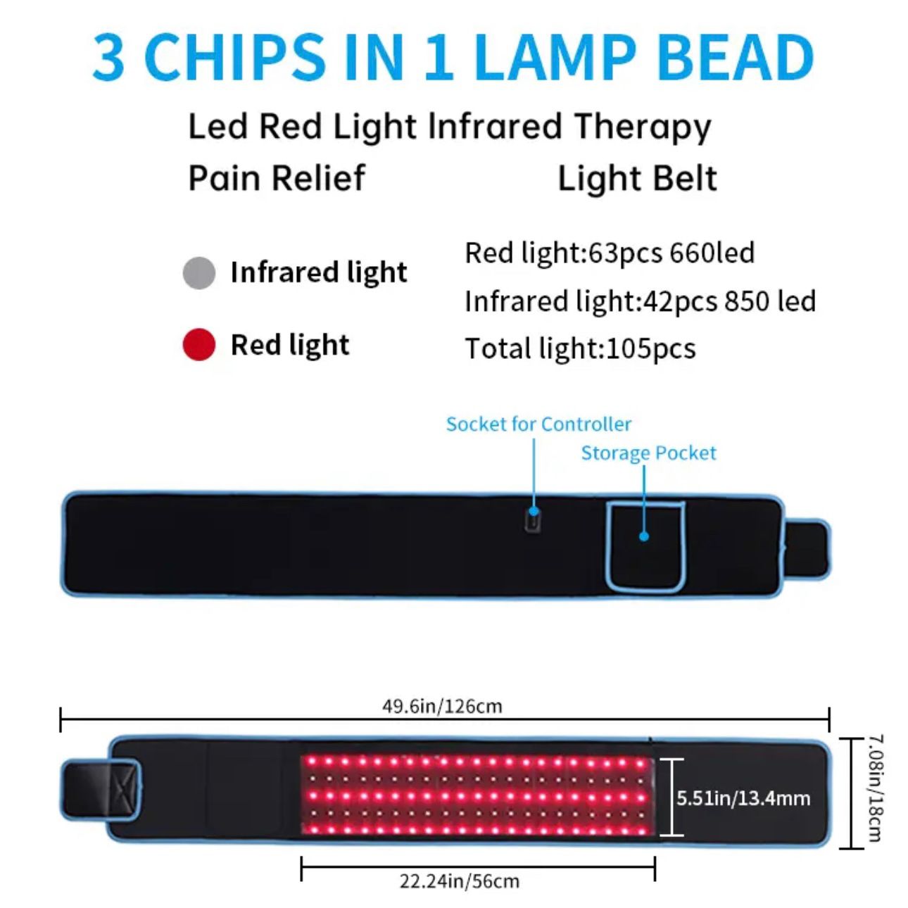 Red Light Therapy Slimming Belt - Full-Body Healing & Recovery - NEW