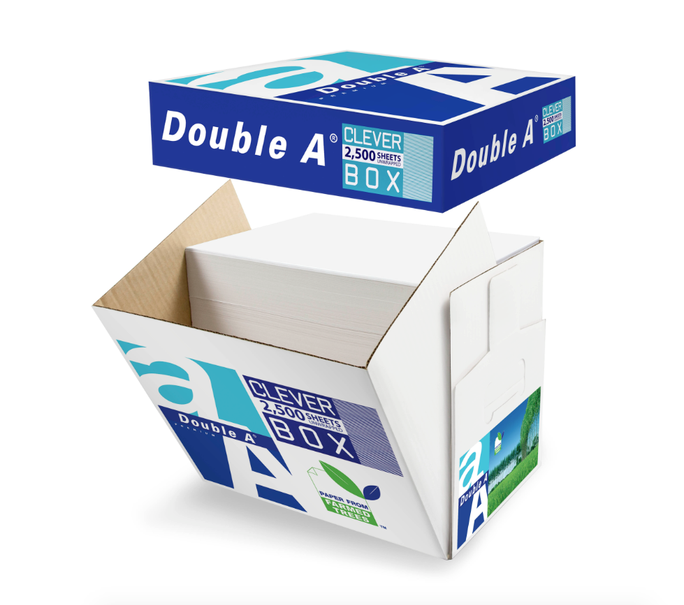 Double A Premium Cleverbox Printing Paper (2500 sheets)
