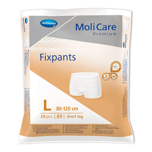 MoliCare Premium FixPants Short Unisex Large 80-120cm 947713 (Pack of 25)
