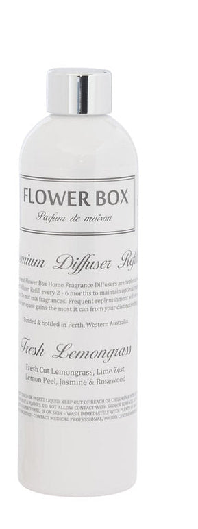 Flower Box Fresh Lemongrass Premium Diffuser Refill 300ml