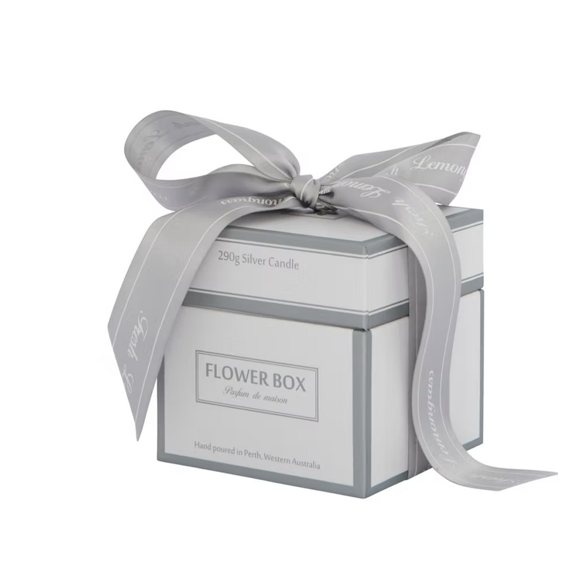 Flower Box Standard Candle ribboned presentation box