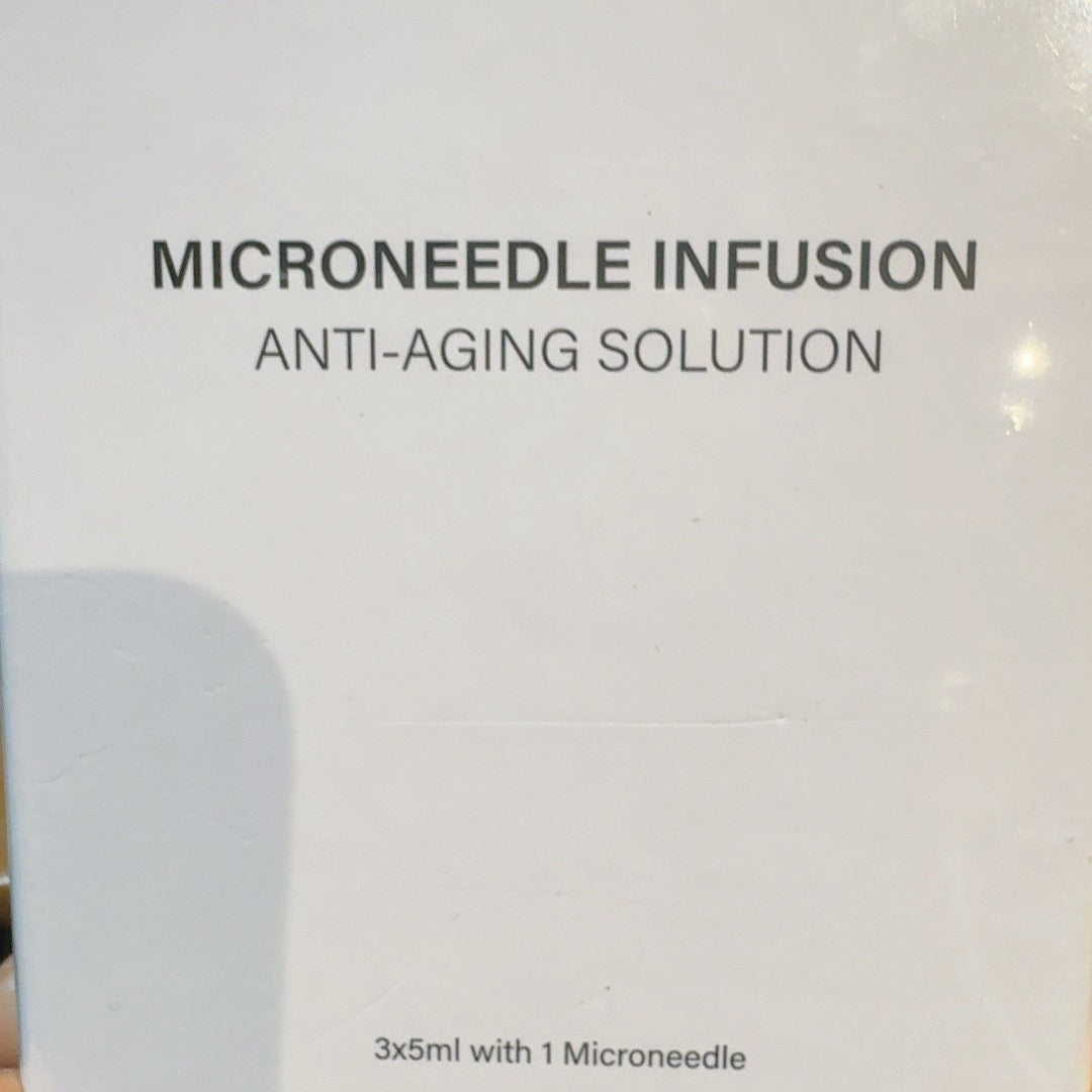 Microneedle Infusion Anti-Aging Solution front label
