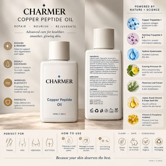 Charmer Copper Peptide Body Oil 100 mL