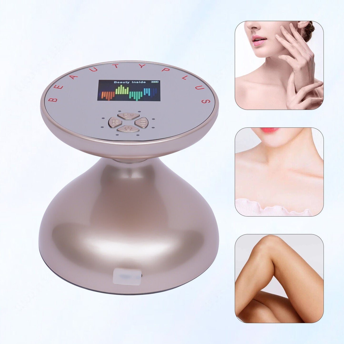 RF Ultrasonic Cavitation Fat Burn Slimming Anti-Cellulite Machine Body Massager