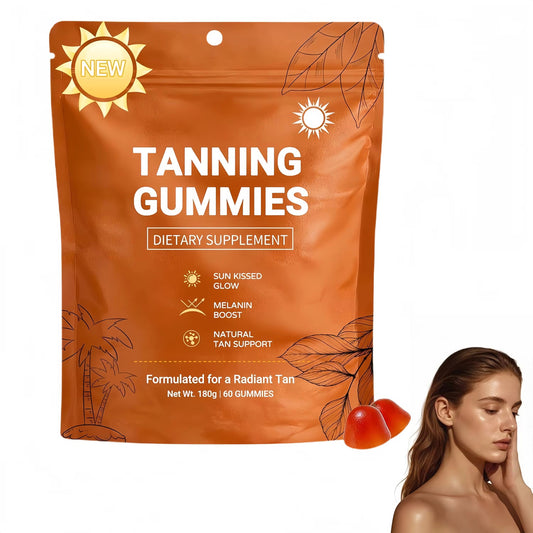 Tanning Gummies Sour Watermelon 60 gummies front packaging