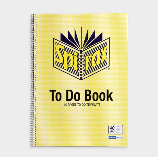 Spirax To Do Book