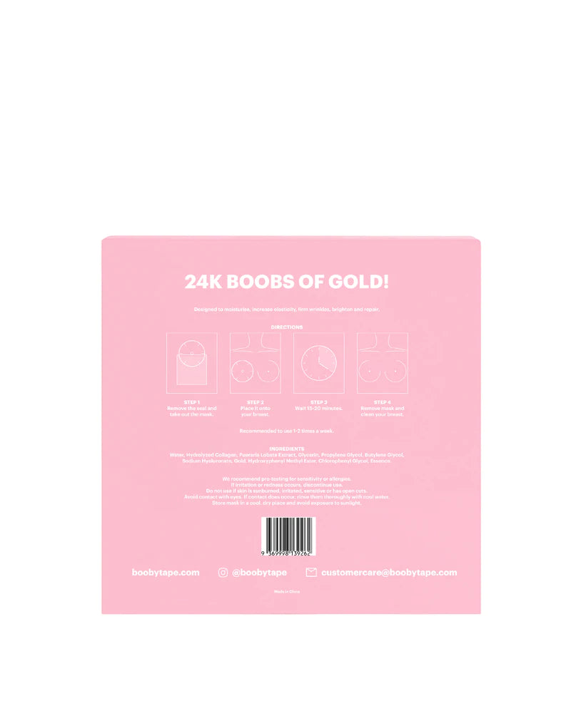 24K Gold Breast Masks