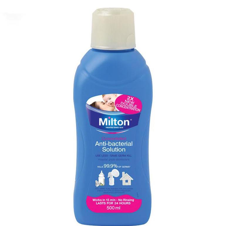Milton Anti-Bacterial Solution 500ml - Made in the UK - In Stock
