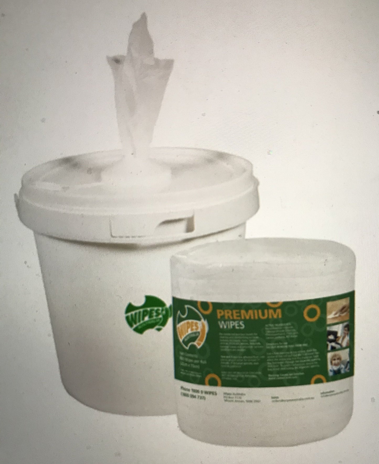 Anti Bacterial Wipes 800 Roll with Bucket Dispencer