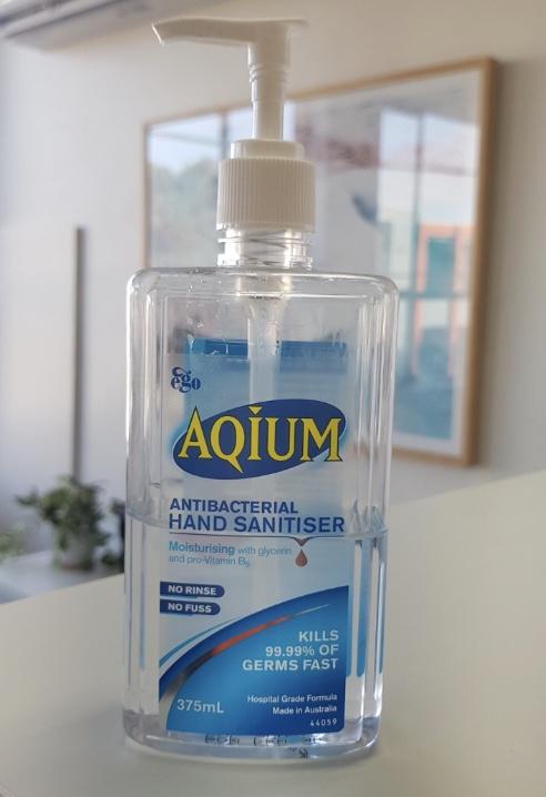 Aqium Antibacterial Hand Sanitiser 1 litre