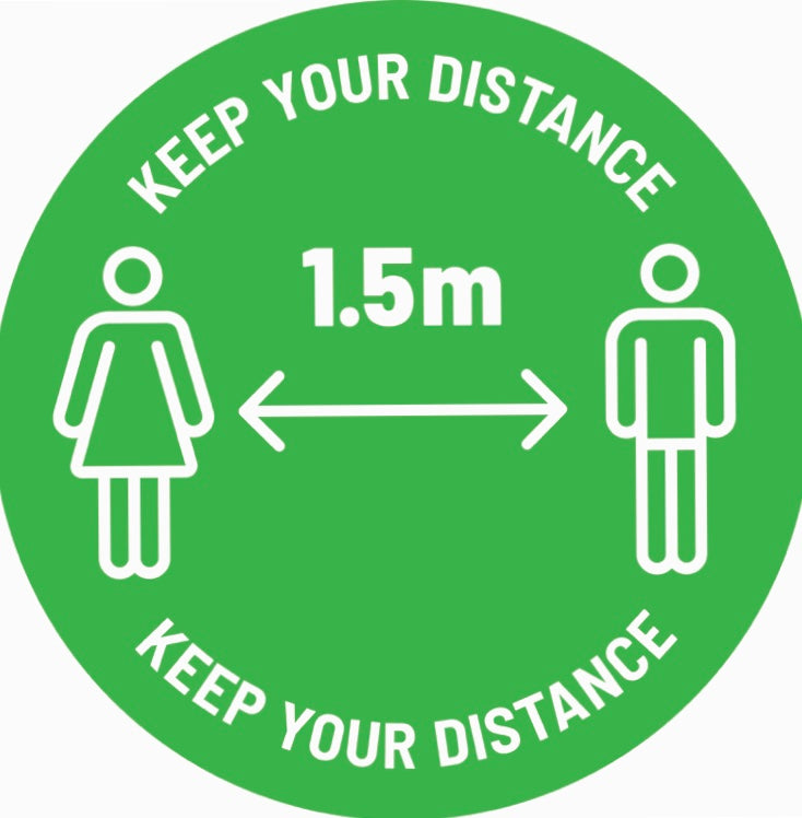 Keep Your Distance Covid Displays