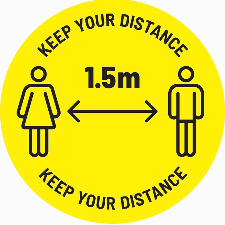 Keep Your Distance Covid Displays