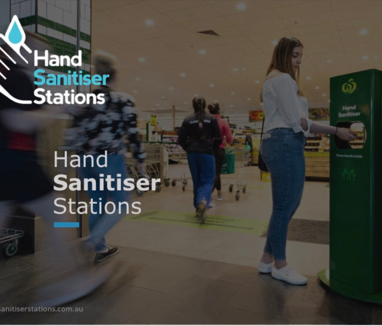 Commercial Free Standing Hand Sanitiser Stations