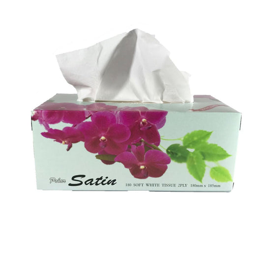 Sunrise Tissues 2ply 180mm x 180mm : 180 pieces per pack - In Stock